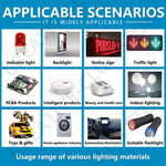 diode led 8mm chapeau paille rouge bleu jaune vert rose blanc chaud décoration