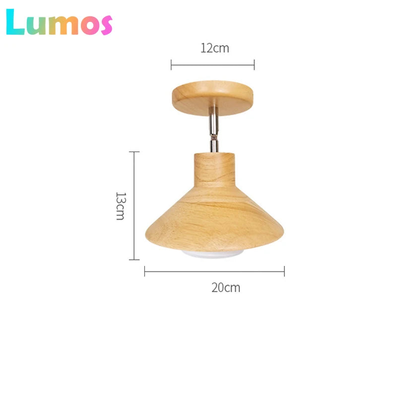 lampe suspendue bois naturel clair texture moderne vis ampoule led éclairage quotidien chambre salon
