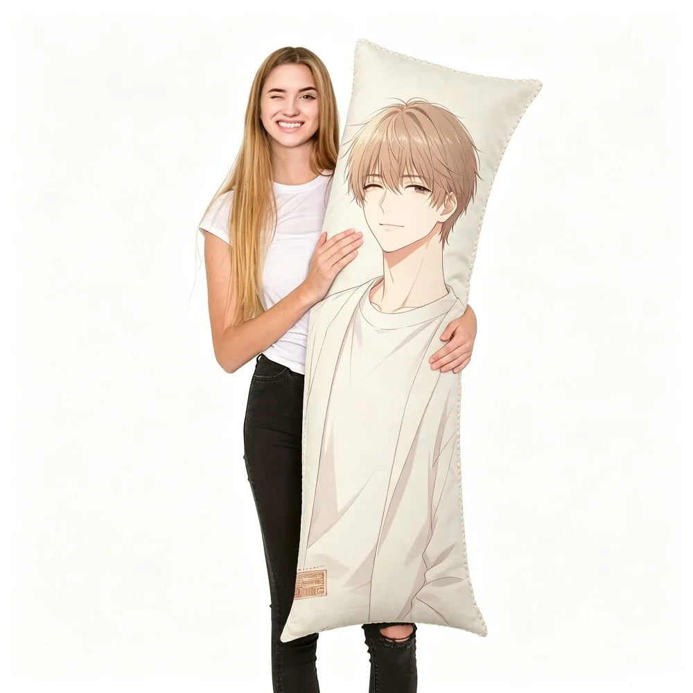 housse coussin personnalisable personnage dessiné moderne 100 polyester blanc 137x50cm cadeau decoration