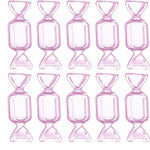 boîtes bonbons transparentes rose jaune anniversaire noël mariage saint valentin minimaliste