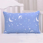 taie d'oreiller bébé 100% coton motif voitures bleu soft enfant ans quatre saisons protection