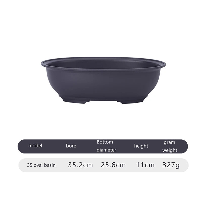 pots bonsaï métal 25cm 35cm grille drainage feuilles vert clair naturel artificielextérieur jardin