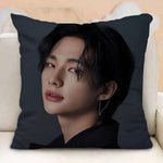 taies oreiller imprimées korean idol moderne blanc coussin polyester opaques étoiles idole housses décoration