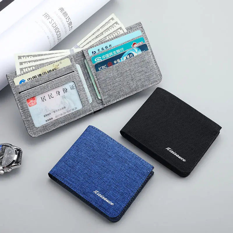 porte cartes homme toile gris noir bleu minimaliste moderne respectueux environnement multi usages sacs