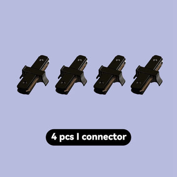système rail led noir moderne connecteurs rails modulables éclairage intérieur salon