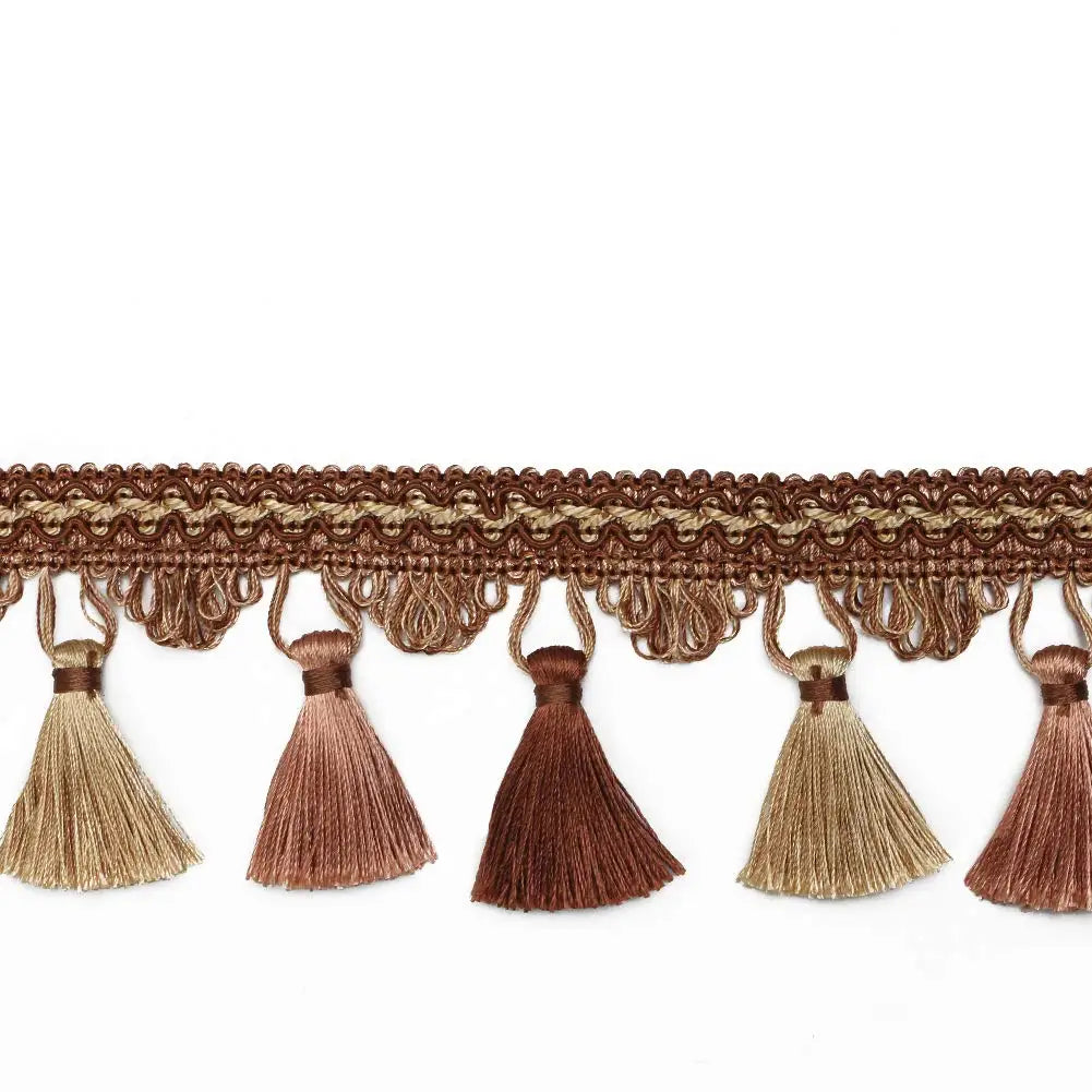 ruban pompons or décoration maison tissu coton pompons gris marron bleuclair traditionnel textile deco