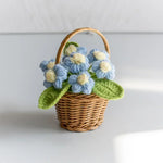 panier osier fleurs traditionnel marron clair décor intérieur maison fêtes anniversaires baby shower