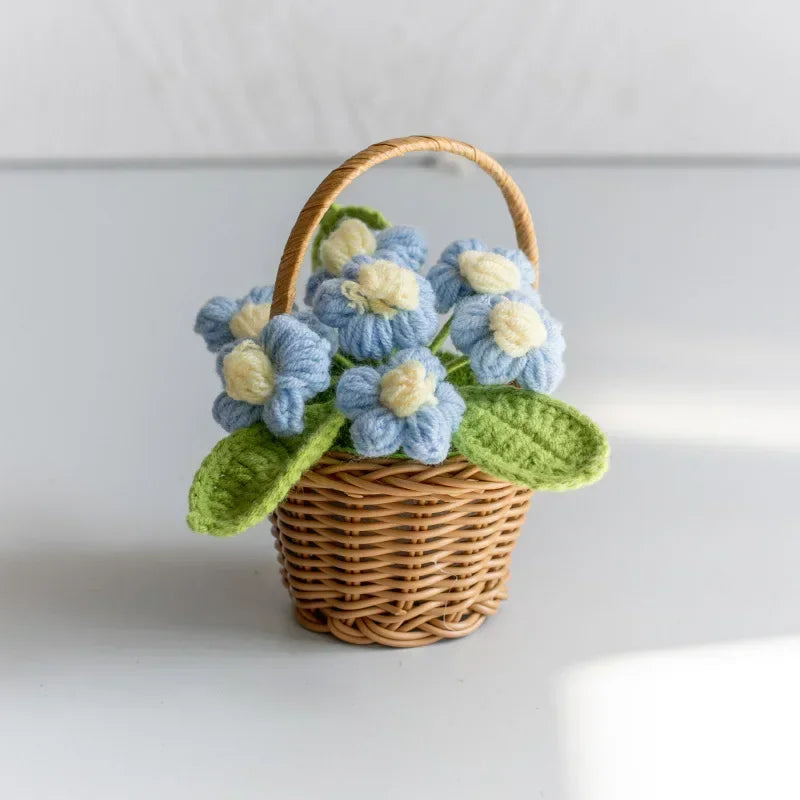 panier osier fleurs traditionnel marron clair décor intérieur maison fêtes anniversaires baby shower