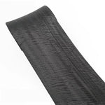 placage bois texturé ondulé noir moderne 250cm long 18cm large décoration meuble guitare