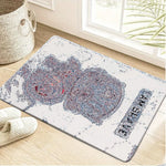 tapis gris personnalisé yoda véhicule antidérapant moderne entrée maison salon