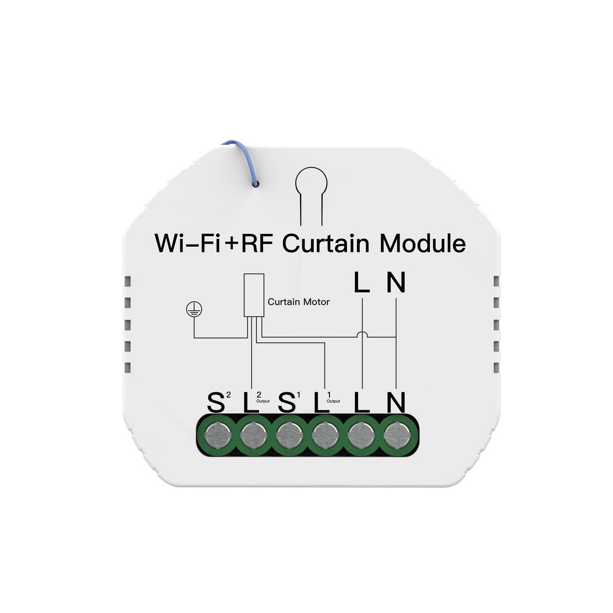 module rideau motorisé intelligent télécommande rf433 application smartphone contrôle vocal programmation