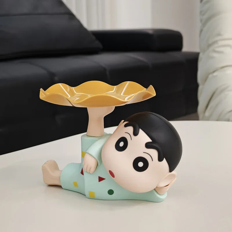tiroir rangement clés figurine shin chan deco entrée organise acces facile chambre carteonne enfantin