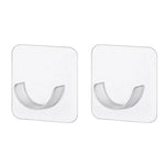 crochet mural adhésif blanc bleu moderne 2pcs 4pcs 6pcs 8pcs transparent uni salle bains