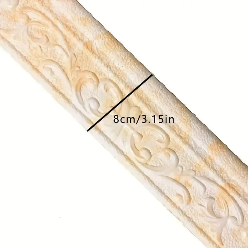 ruban decoratif adhesif ornements floraux blanc or cuivre argent classique impermeable anti statique absorption