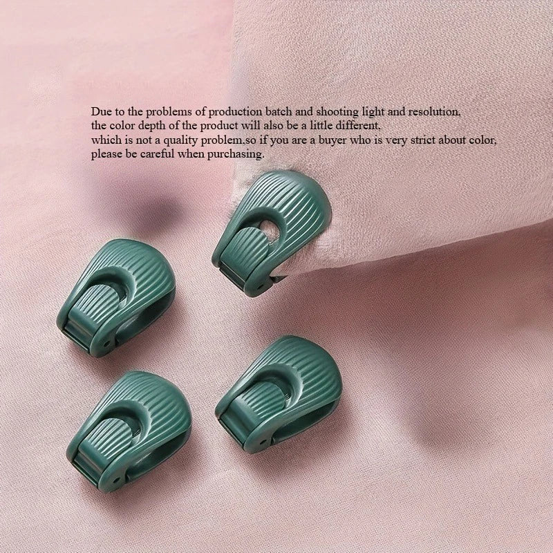 clips anti dérapants literie vert rose blanc modernes fixes housse couette ridés haute qualité