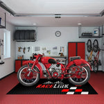 tapis antidérapant polyester feutre moderne noir blanc rouge résistant saleté intérieur extérieur