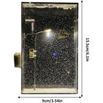 veilleuse nuit cadre lumineux transparent scintillant moderne clips chambre noël ambiance lumière chambre enfants