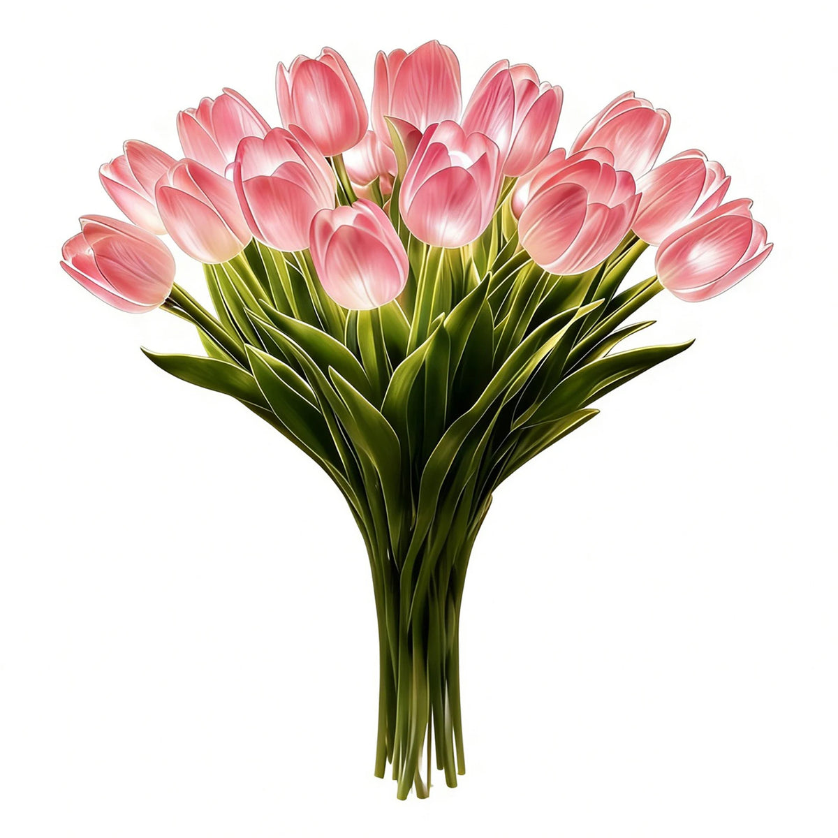bouquet tulipes lumineuses rose jaune blanc moderne décoration intérieure transparent bocal chambre festive