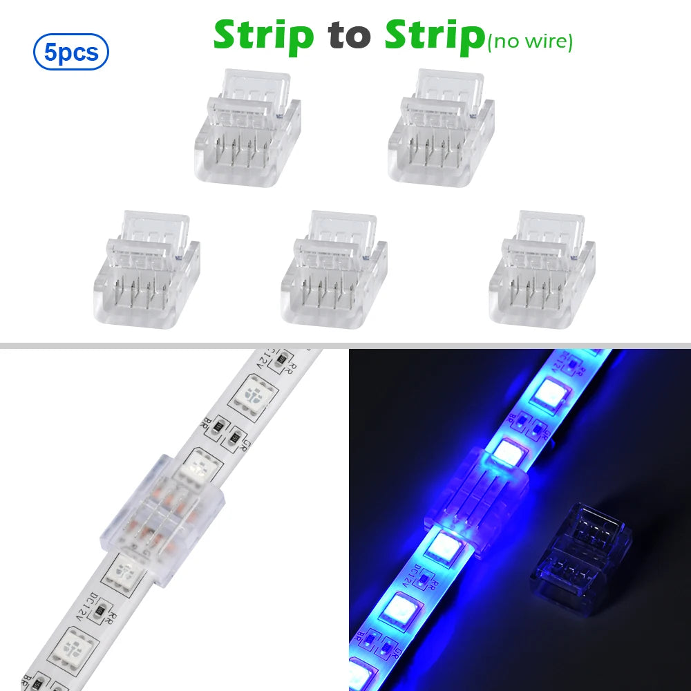 Ruban led transparent moderne clips câbles ip20 ip65 certification fcc rohs