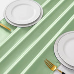 tableau table uni classique vert clair printemps été automne mariage nouveau an pièces blanc