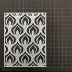 découpe gabarits blancs modernes cercles losanges rectangles papier carton acier carbone bricolage scrapbooking
