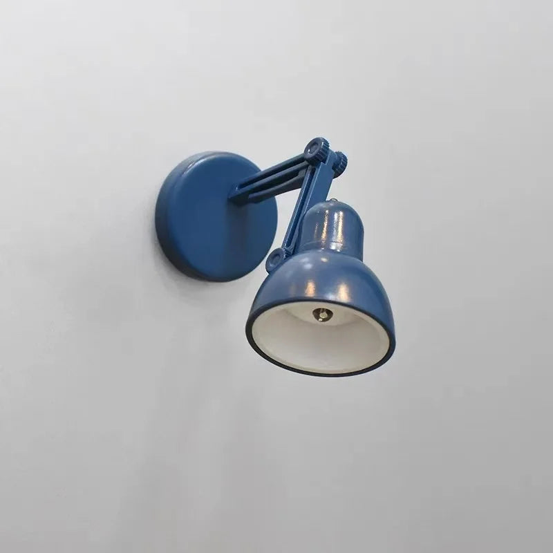 lampe table moderne adhésive couleurs vives orange rose vert jaune matériau lisse minimaliste