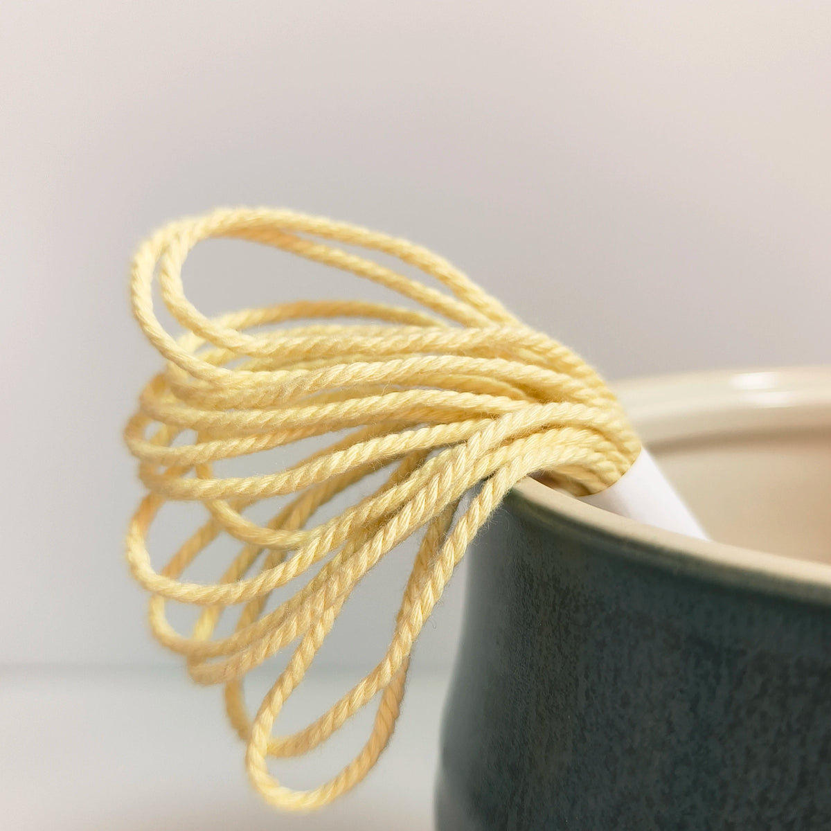 corde macramé coton pur torsadée bijoux artisanaux projets créatifs diy fait main