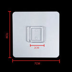 support fixation carte adhésif transparent moderne 7cm 7cm 10pcs fonctionnel