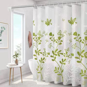 Rideau de douche à fleurs papillon imperméable pour salle de bain - Ombre Interieur