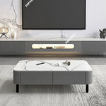 pieds meuble carrés aluminium noir armoire canapé table basse support moderne