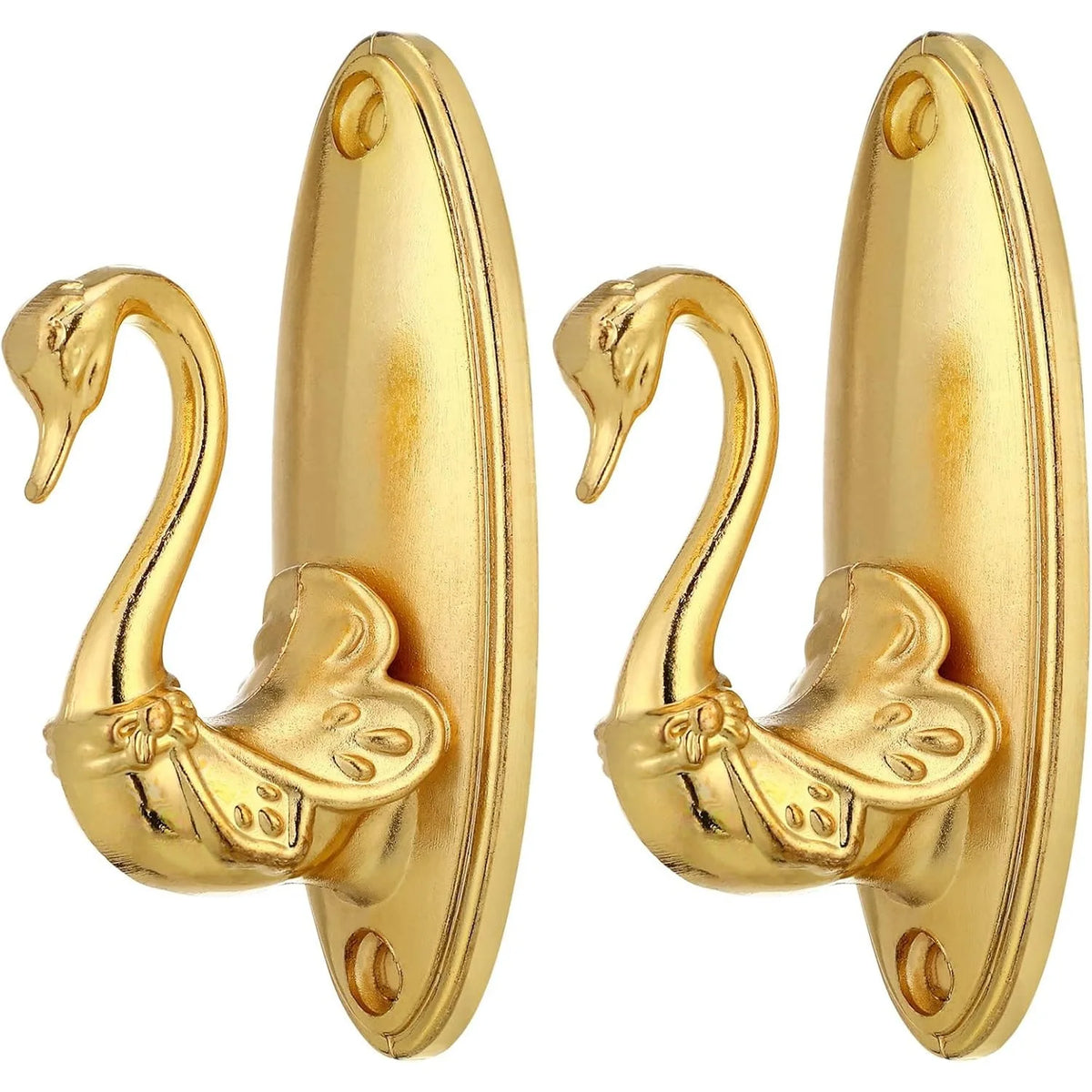 porte serviettes or argent oiseau cygne brillant classique élégant vis fournis