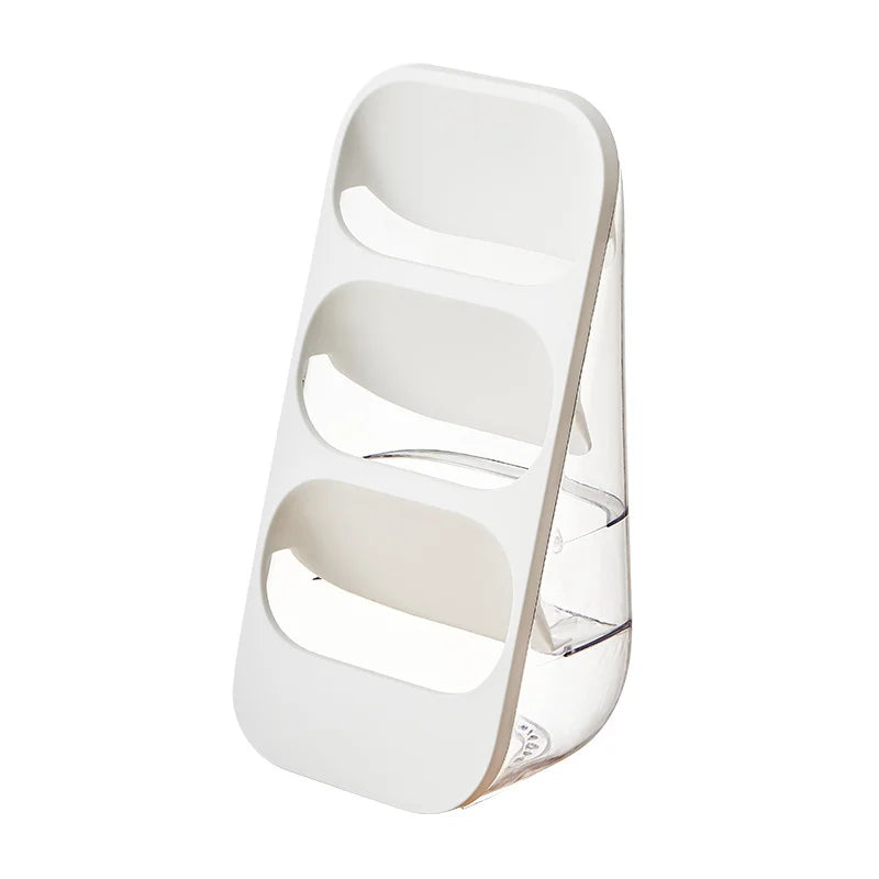 porte couverts transparent moderne gris vert rose cuillères fourchettes couteaux utilisation multiple réutilisable plastique
