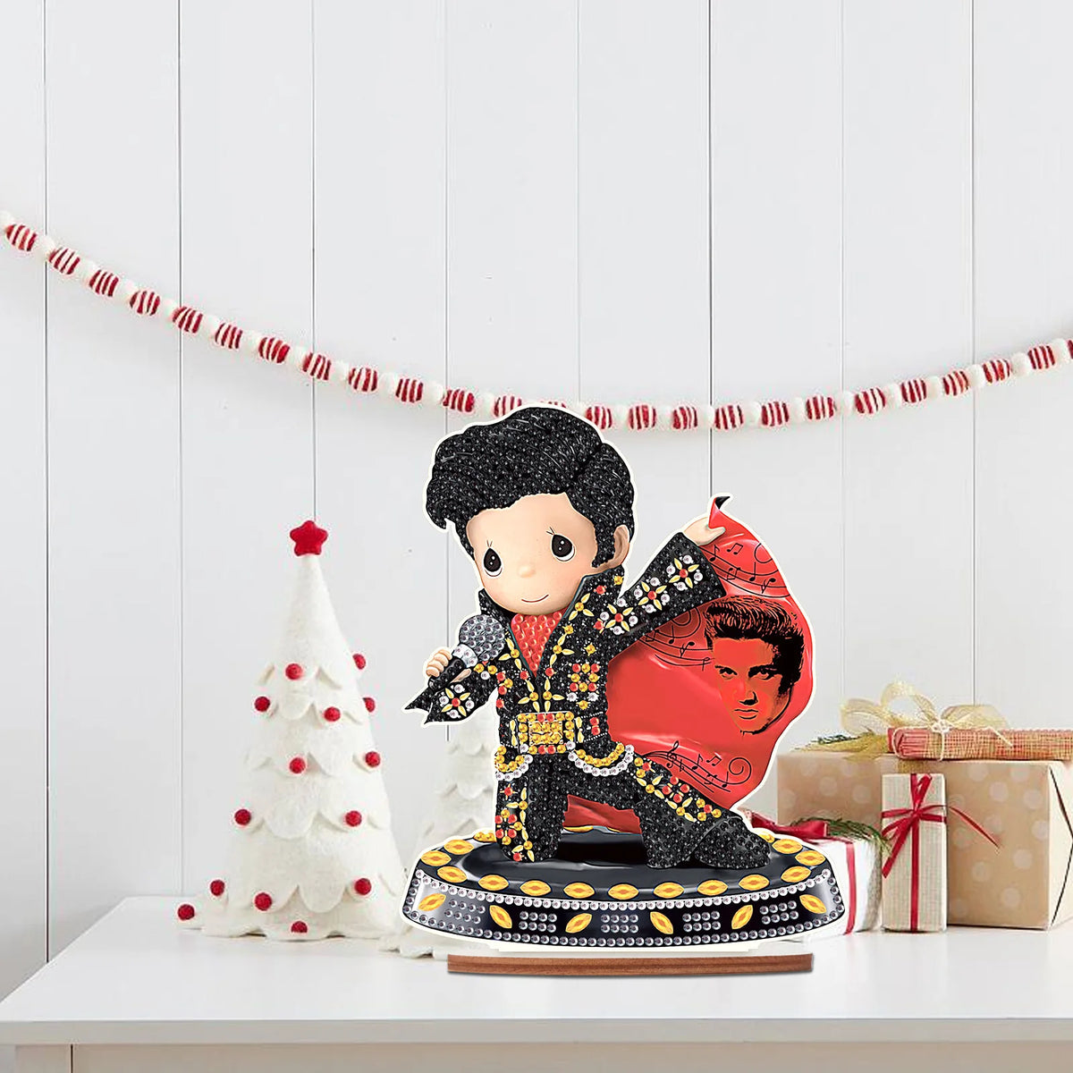 peinture diamant figurine dessins animés strass pinceau colle plateau sac diamants