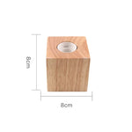 base lampe bois naturel clair texture bois moderne minimaliste vis e27 câble prise interrupteur