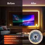ruban led blanc blanc chaud moderne adhésif 5v 2700k 10000k 60leds/m 50000heures usb led