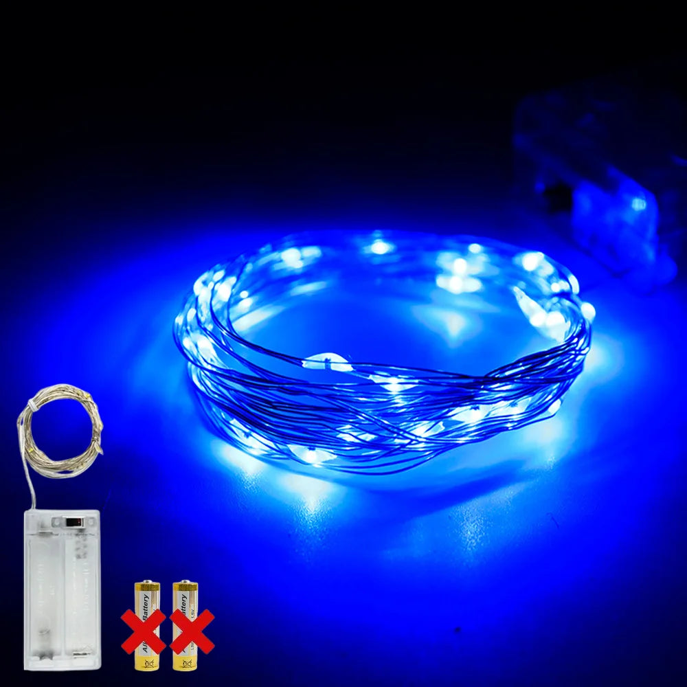 guirlande lumineuse led filament blanc doré moderne autoalimentée imperméable décoration festive mariage