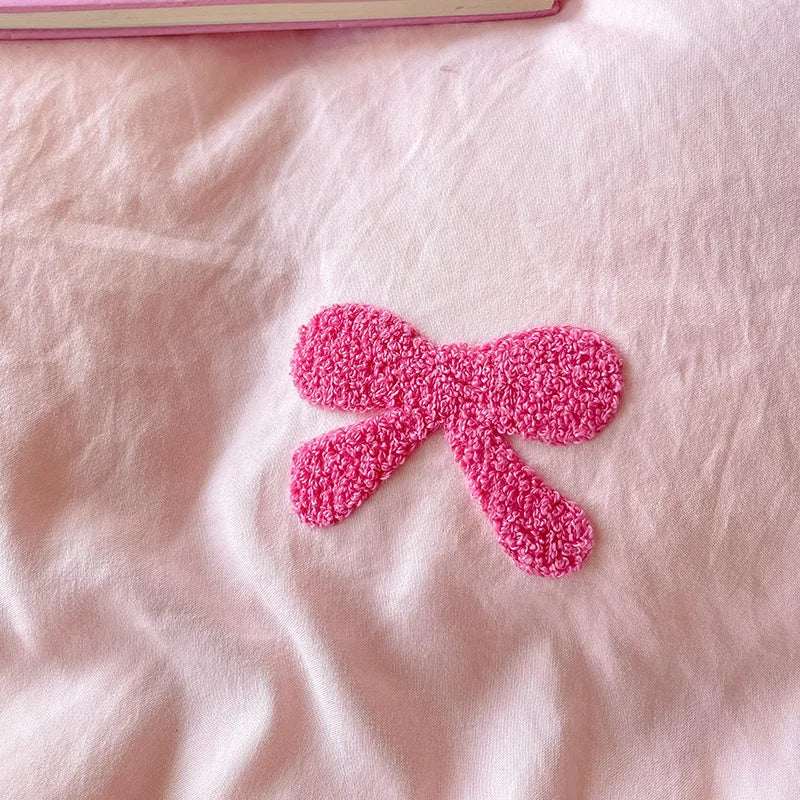 Literie girly rose pour chambre de fille