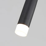 Suspension lumineuse moderne noire led minimaliste éclairage intérieur décoration maison 20 sources lumineuses