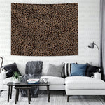 tapis léopard moderne clips noir blanc marron rose salon chambre