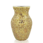 vase décoration intérieure moderne mosaïque multicolore doré argenté table chambre entree