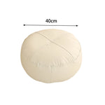 coussin sol orange gris minimaliste cuir aspect mat lavable moderne adultes