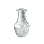 vase transparent gravé classique décoration intérieure plante hydroponique maison festive