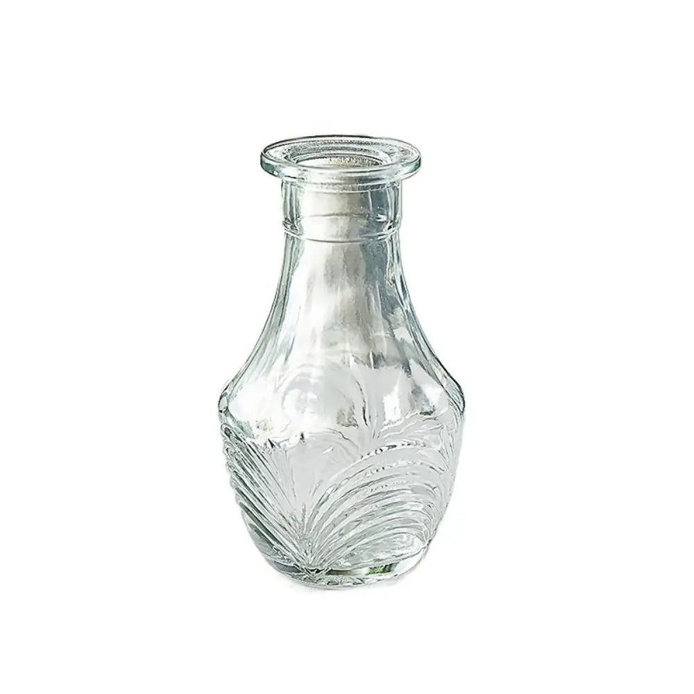 vase transparent gravé classique décoration intérieure plante hydroponique maison festive