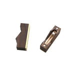 boîte bijoux bois noir anneaux fermeture magnétique élégante rangement rectangle