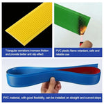 ruban antidérapant adhésif gris vert bleu jaune rouge marron rayures modernes protection escaliers pvc