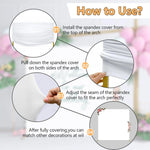 arche decorative moderne rose ornement boules differentes tailles elegante event photography studio anniversaire mariage
