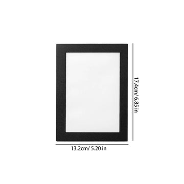 cadre photo pliable adhésif transparent moderne noir photos notes mur