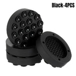 protecteurs sol machine laver gris noir perforés antivibration adhésifs modernes pack 4pcs 8pcs 12pcs