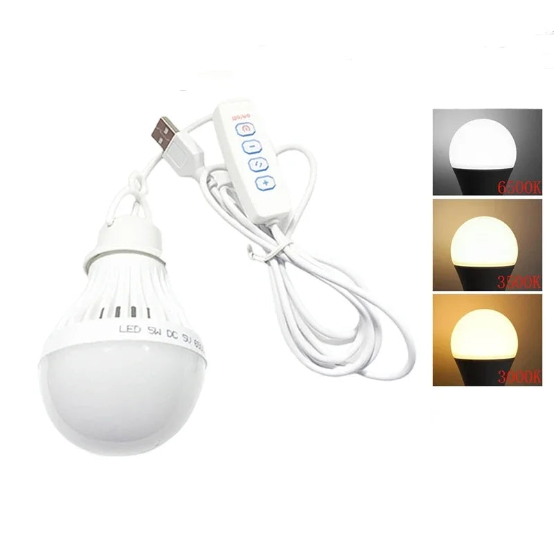ampoule led rechargeable blanc spherique moderne compact cable usb controle dimmable recharge batterie