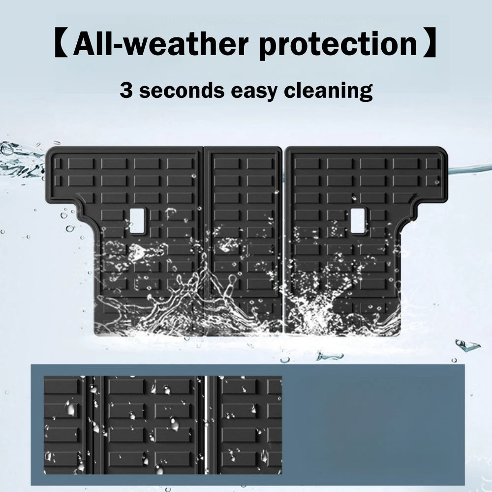 tapis sol voiture noir grille protection moderne clips fixations toutes saisons